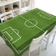 thumbnail image 1 of Manteles rectangulares con estampado de campo de fútbol de hierba, decoración de fiesta de mesa, antimanchas mantel impermeable, cubierta de mesa qym unisex, 1 of 2