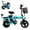 Blue, variant on MAXT 14" Folding Electric Bike for Adults, 500W Motor Peak 750W, 48V20Ah, 20MPH, 50-Miles, 330lb Load, 50+ US Service Stores Commuting E Bike for Adults with Removable Battery, Front Basket Yellow