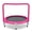 Pink and Black, variant on Aimee Lii Mini Kids Trampoline with Full Covered Handrail, 36"