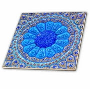 Islamic pottery designs. Madaba, Jordan 4 Inch Ceramic Tile ct-276920-1