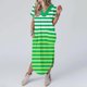 thumbnail image 4 of Vestido de Manga Corta para las Mujeres, Vestido Casual de Cuello en V de Bolsillo de Impresión de Moda Sexy Hecho de Poliéster Ligero para el Verano, Vestido de Verano para las Mujeres, 4 of 6