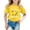 Yellow, variant on XEGLSBU Shirts for Girls 14-16 Trendy Kids Unisex Graphic Letter Print Short Sleeve T Shirt for Back to School Casual Comfort Tee Purple Size 12-13 Years