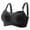 Black, variant on ,Women's Thin Nursing Bras for Breastfeeding Seamless Full Coverage Double Lifting Ultra Comfort Bra Mesh V Soft Breathable Pregnancy Maternity Wireless Bralettes Rose Gold 34