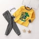 thumbnail image 4 of Pijamas de Navidad para niños y niñas de 1 a 10 años, ropa de dormir de manga larga con dibujos de dinosaurios, ropa de dormir para niños, pijamas de algodón para Otoño e Invierno, 4 of 4