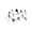 A, variant on Mini Cat Desk Figurines, Mini Desk Cat Figurines, Mini Cat Figurines For Desk, 12-Piece Resin Kitten Decor for Workspace Computer Monitor