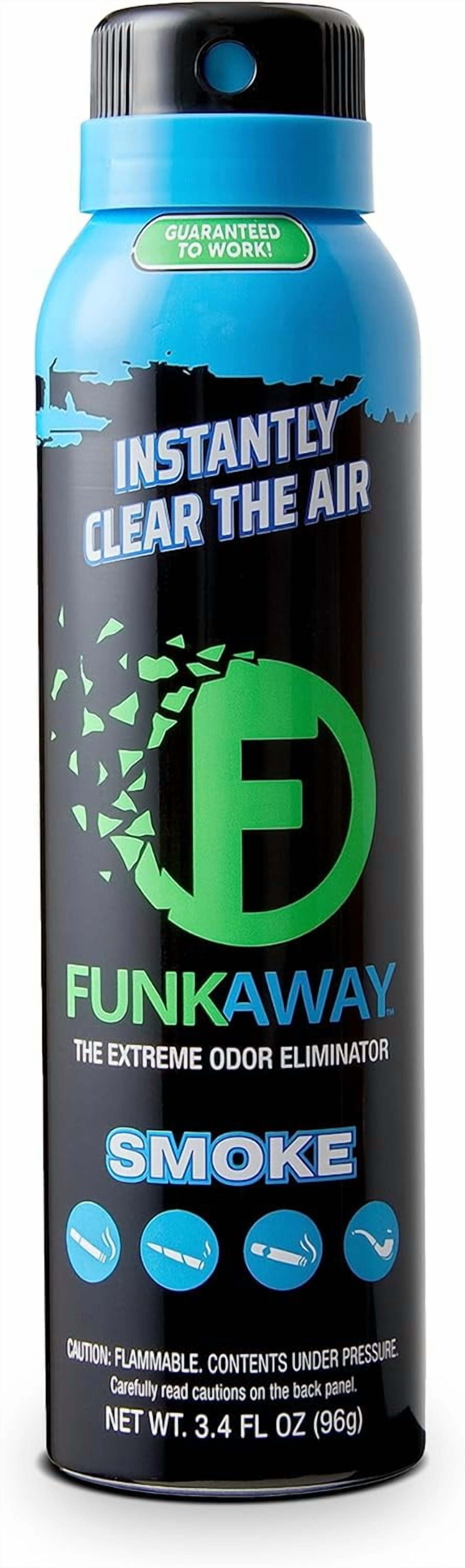 best odor eliminator spray for cigarette smoke Funkaway No Scent Smoke Odor Eliminator 3.4 oz Spray Bottle