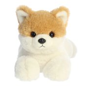 Aurora - Medium White Flopsie - 12 Peanut Pom Pup - Adorable Stuffed Animal