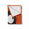 thumbnail image 2 of Halloween Soft Flannel Fleece Blanket, Cartoon Style Illustration of the Letter G Monster on the Grunge Background, Cozy Plush for Indoor and Outdoor Use, 50" x 70", White Black Red, by Ambesonne, 2 of 6