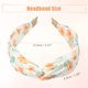 thumbnail image 5 of Diademas Florales Unique Bargains Antideslizantes Beige 1.93 pulgadas de ancho, 5 of 8
