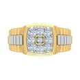 thumbnail image 3 of 1/2 Carat Men's Diamond Wedding Band Ring in 14K Yellow Gold (Ring Size 9) (SI1-SI2 Clarity), 3 of 6