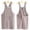 Light gray, variant on Linen cross-back apron, suitable for both men and women, with pockets, ideal for baking and kitchen use, and features a cute design