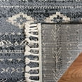 thumbnail image 6 of SAFAVIEH Marrakesh Earleen Southwestern Fringe Area Rug, Navy/Grey, 4' x 6', 6 of 9