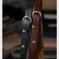 thumbnail image 5 of Women's Genuine Leather Belt - Handcrafted Vintage Metal Buckle Design, Perfect for Casual Wear and Jeans, 5 of 12