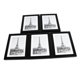 thumbnail image 2 of 5 unids marco de fotos 7 pulgadas elegante alta transparencia negro decorativo resistente marco de imagen para la fotografía casera de la boda, 2 of 8