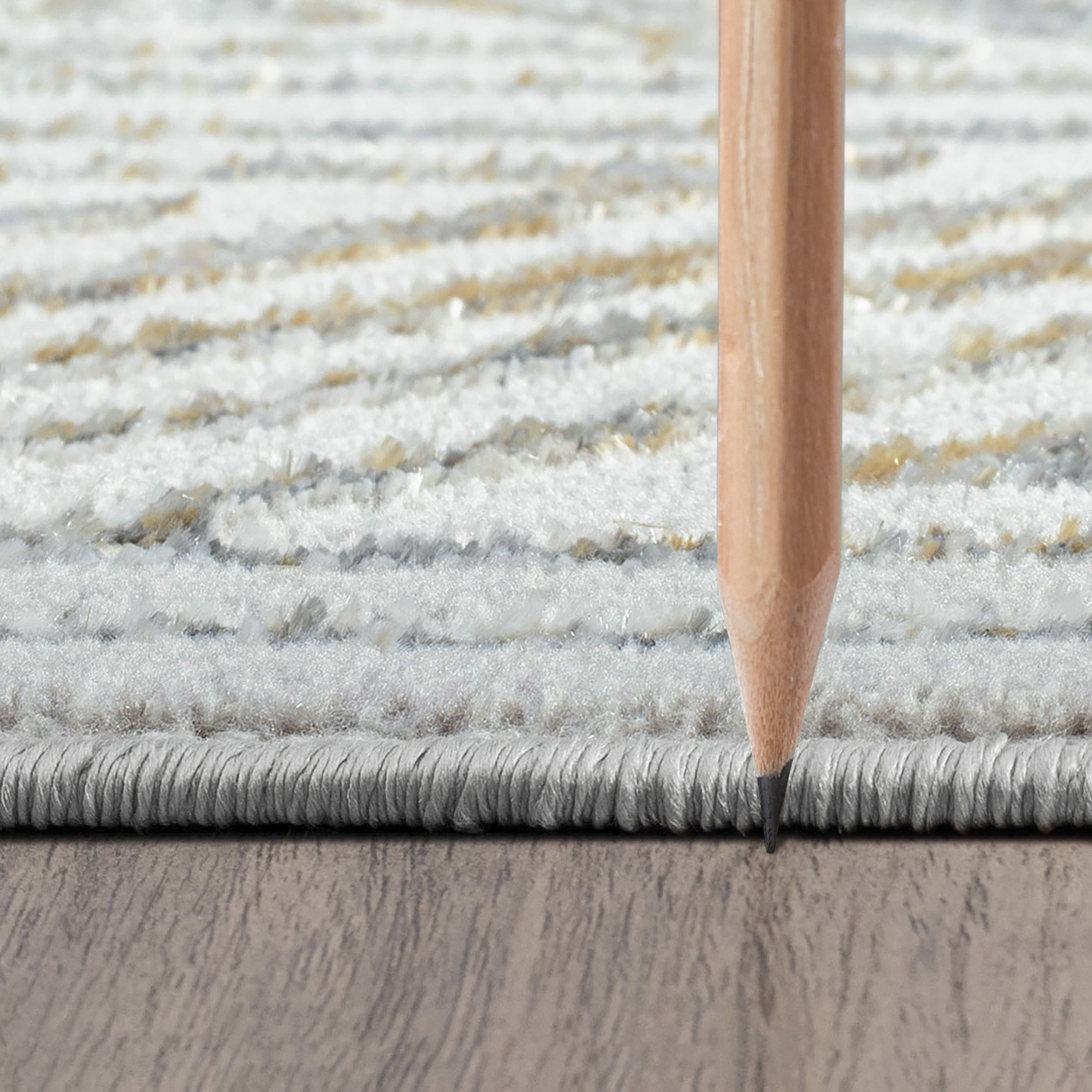 Contemporary 5x8 Area Rug (5'3'' x 7'3'') Abstract Beige, Cream Living Room Easy to Clean