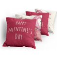 thumbnail image 6 of Ambesonne Valentine's Day Throw Pillow Cover 4 Pack, Gnomes Love Sayings, 16", Magenta Pink and Grey, 6 of 8