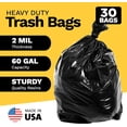 thumbnail image 3 of Bolsas de basura ToughBag Contractor 208-227L, 2 mil (30 unidades), 3 of 6