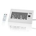thumbnail image 4 of VEVOR Register Booster Fan, Quiet Vent Booster Fan Fits 6 x 10 inch Holes, with Remote Control and Thermostat Control, Adjustable Speed for Heating Cooling Smart Vent, White, 4 of 9