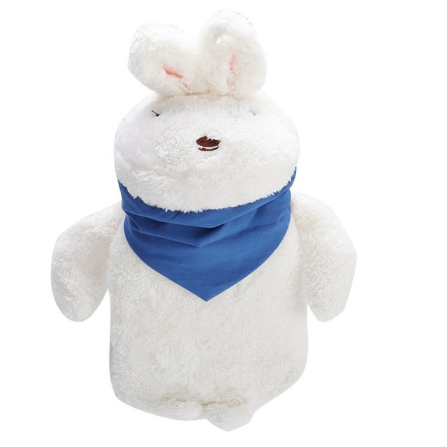 Rubber Hot Water Bottle, Hot Water Bottle, Safe Kids Children For Old Man Hand Warmer White