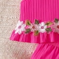 thumbnail image 6 of Soepste Summer Outfits For Girls Girls 2 Piece Outfits Toddler Girls Summer Outfit Top And Shorts Clothing Set, 6 of 7