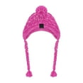 thumbnail image 3 of Warm Knitted Hat for - Polar Dog Winter Hat with Ear Holes and Long Tassels for Small Dogs, 3 of 3