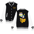 thumbnail image 3 of Chaqueta bomber con dibujo de perro Pluto para mujer y hombre, chaqueta de béisbol de otoño, abrigo de estudiante, ropa de calle, chaqueta bomber Harajuku para universidad, 3 of 5