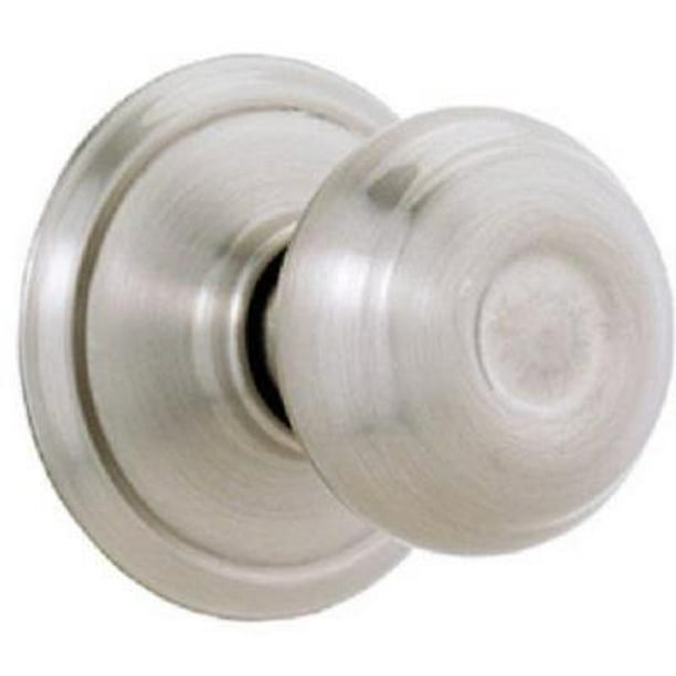 Satin Nickel Design Passage Lockset Triple Option Latch