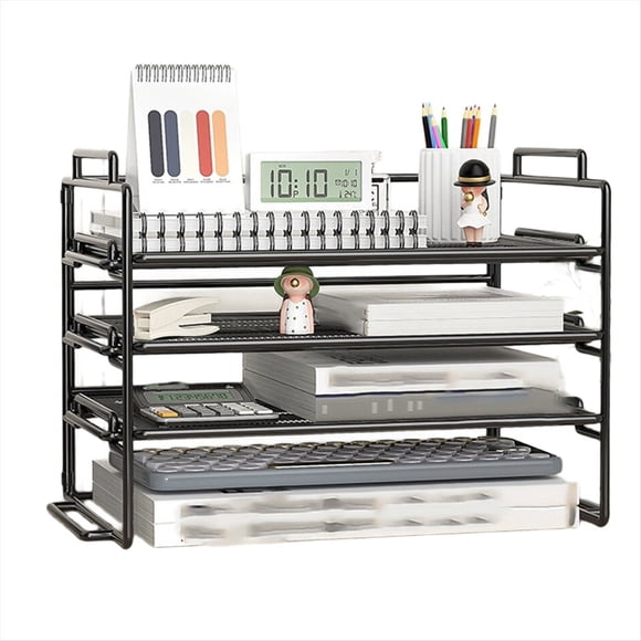 Archivador Engrosado con MetáLico para Oficina, Escritorio, Carpeta de Archivos Multicapa, Caja de Almacenamiento, Suministros de Oficina, Archivo Completo.