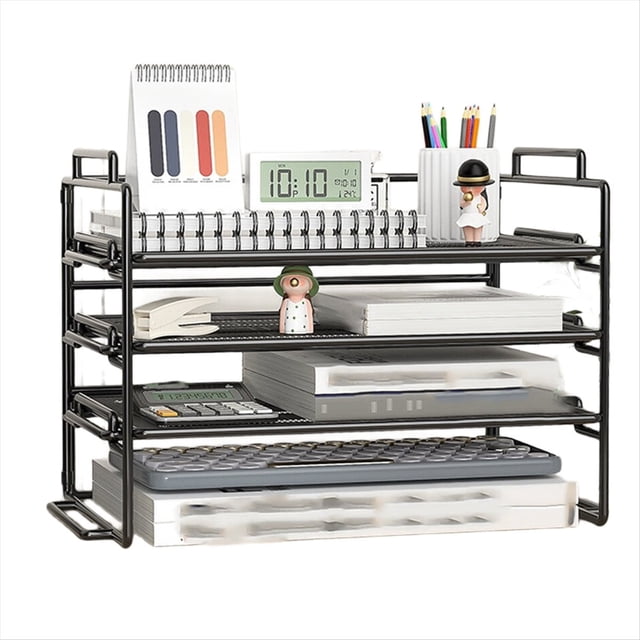 Archivador Engrosado con MetáLico para Oficina, Escritorio, Carpeta de Archivos Multicapa, Caja de Almacenamiento, Suministros de Oficina, Archivo Completo.