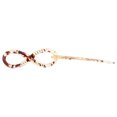 thumbnail image 4 of Unique Bargains 1 Pc Elegant 8-Shaped Hair Clips Hairdo Clip Light Brown, 4 of 5
