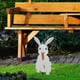 thumbnail image 5 of Decoraciones de Pascua con esquejes de jardín, letrero de conejito para jardín, pila de madera, tarjeta de inserción, estaca para jardín, conejo de exterior, 5 of 6