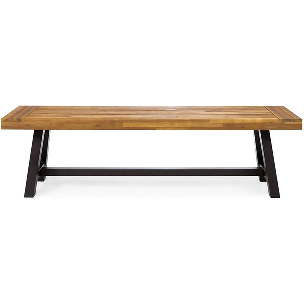 Christopher Knight Home Carlisle Outdoor Acacia Wood and Rustic Metal