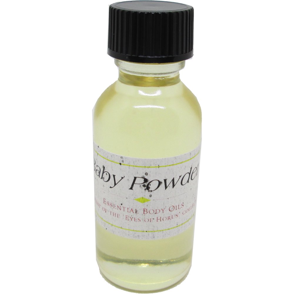 Baby Powder Scented Body Oil Fragrance [Regular Cap Light Gold 1 oz