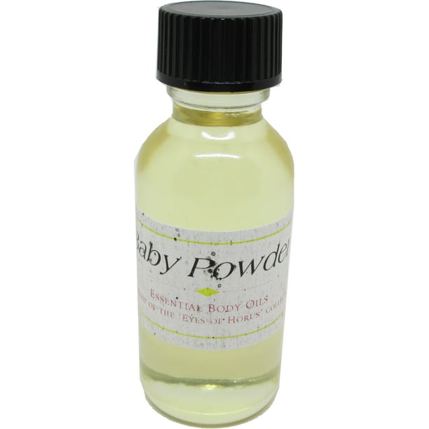 Baby Powder Scented Body Oil Fragrance [Regular Cap Light Gold 1 oz