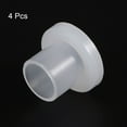 thumbnail image 3 of Uxcell 12.5mmx15mmx17mm Flanged Sleeve Bearings Nylon Bushings, White 4 Pack, 3 of 5