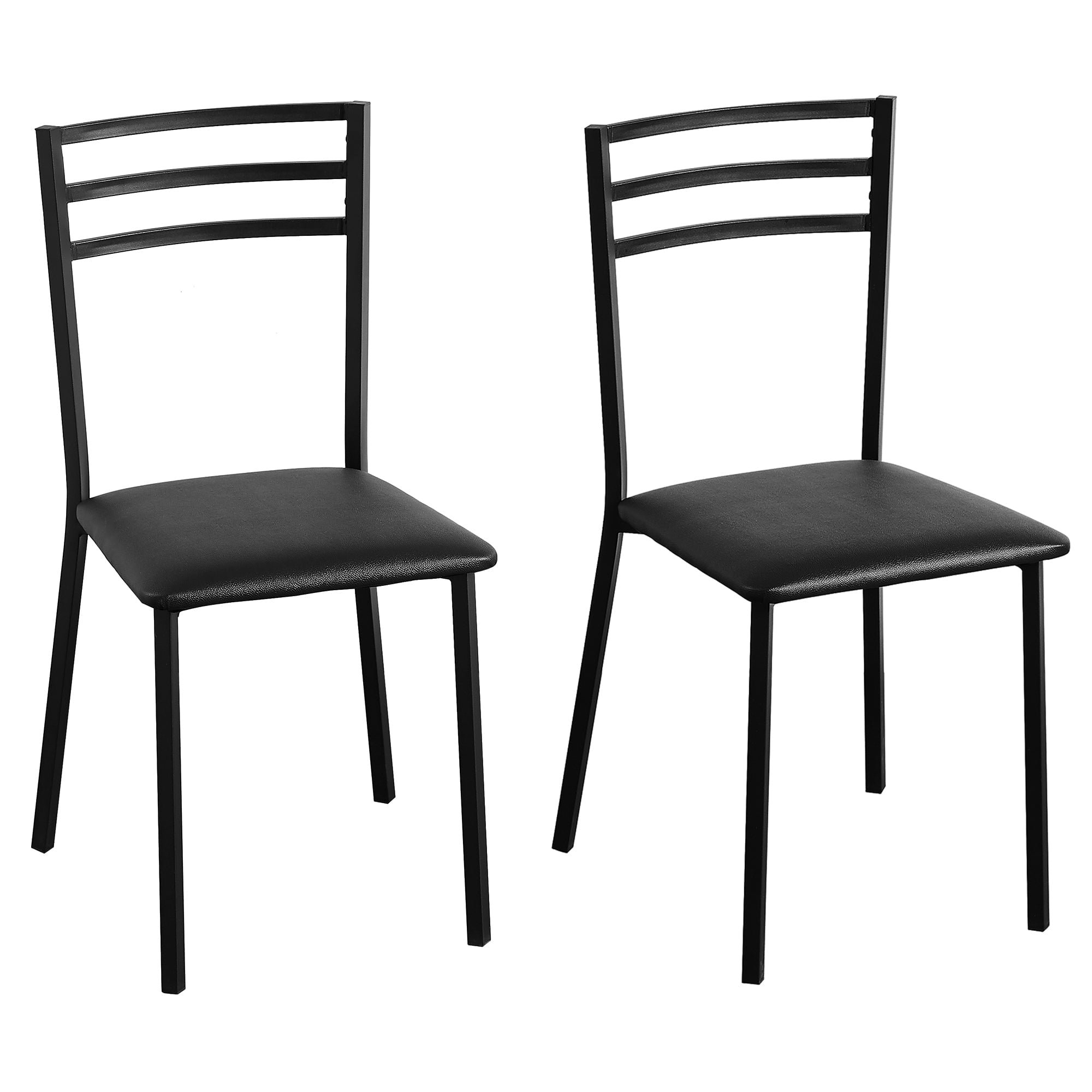 VECELO Set of 2 Dining Chairs, Modern Cushioned Dining Side Chairs