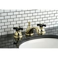 thumbnail image 3 of Kingston Brass KS3968PKX Restoration Widespread Lavatory Faucet with Pop-Up D..., 3 of 7