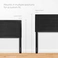 thumbnail image 6 of Modway Archie Twin Modern Rubberwood and MDF Headboard in Black, 6 of 9