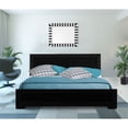 thumbnail image 4 of HomeStock Naturally Nice Platform Bed, Black, King, 4 of 4