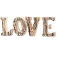 thumbnail image 3 of MyGift 4 inch Rustic Brown Wood Decorative Sign,  'Love' Block Letters, 3 of 6