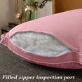 thumbnail image 6 of EazyTech Queen Pillow Core High Resilience Supportive Non-Deforming Bed Pillows for Back Stomach Side Sleepers 20x30 Inch Pink, 6 of 6