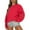 Red, variant on Women Tops Women's Long Sleeve Sweatshirt Casual Crewneck Loose Fit Pullover Fleece Tops, Christmas Print Design, Comfortable and Warm Apparel,White,S