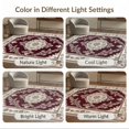 thumbnail image 7 of ODIKA 3'x5' Washable Area Rug Traditional Center Medallion With Ornate Floral Border Vintage Flowing Dynamic for Hallway, Laundry Room, Non-Slip, Flatweave, Easy Care, 7 of 7