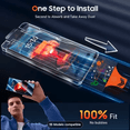 thumbnail image 2 of Protector de Pantalla de Privacidad para Samsung Galaxy S25 5G, Cristal Vidrio Templado Antiespia, Compatible con Huellas Dactilares, 2 Unidades, 2 of 6