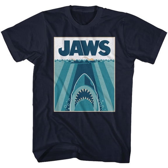 Jaws Jaw5441 Navy Adult T-Shirt