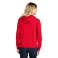 thumbnail image 2 of Sport Tek Female Cowl Neck Hoodie Lst272 True Red X-Small, 2 of 4