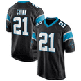 thumbnail image 1 of Carolina Panthers Jeremy Chinn Men's Black Game Jersey, 1 of 2