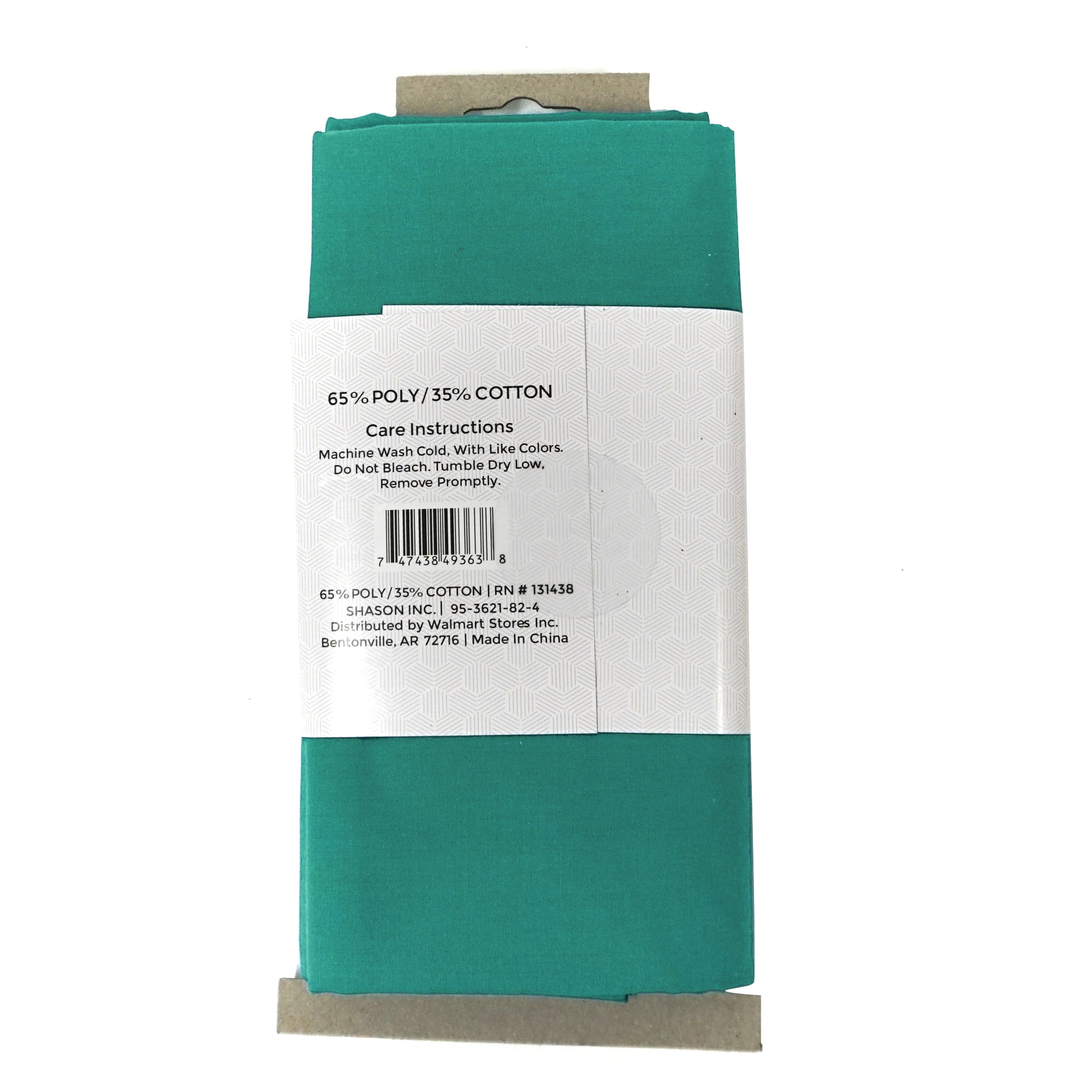 Shason Textile 45" (2 Yards Cut) Craft Projects Quilting Poly Cotton Fabric, Teal