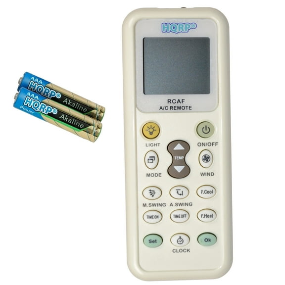 HQRP Remote Control Compatible with Mitsubishi E12749426, E02749426, KP1A, KG3A, MS12TN, MS09TW, MSH-09NV, MS15TN Air Conditioner Controller
