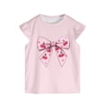 thumbnail image 5 of Nwiuh Girls Pajamas Set Toddler Kids Sleepwear Cute Top and Cozy Bottom Short Pajama Set (Light Pink, 1-2 Years), 5 of 5